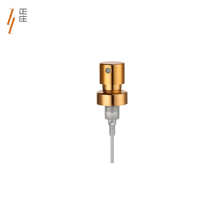 Perfume Bottles Usage Aluminum Material 15mm Crimp Perfume Silver Spray Pump