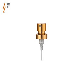 Perfume Bottles Usage Aluminum Material 15mm Crimp Perfume Silver Spray Pump